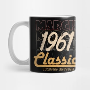 march 1961 birthday Mug